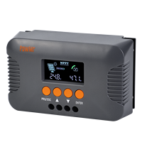 Contrôleur de charge solaire PowMr 24/36/48/60/72V Auto Boost 10A MPPT Haute efficacité Convertisseur de charge solaire