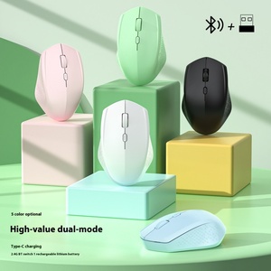 <strong>2025</strong> <strong>New</strong> Rechargeable Wireless <strong>Mouse</strong> 3D Silent Blue--tooth 2.4G Dual-mode USB LED Fiber Optic Wireless <strong>Mouse</strong> - Product Image 5