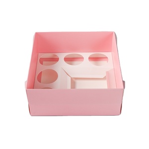 Cake Shop Hot-Sale Productsmuffin <b>Cupcake</b> Box Bakery Packaging Box Cake Box - Product Image 1