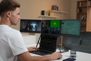 Màn hình di động ba màn hình 15.6 inch TriCreate, màn hình IPS LED 1080P FHD, ba màn hình di động cho laptop - Product Image 3