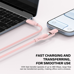 Accesorios para Teléfonos Móviles SOMOSTEL BJ67, <span class=keywords><strong>Cable</strong></span> <span class=keywords><strong>de</strong></span> Carga <span class=keywords><strong>de</strong></span> Silicona <span class=keywords><strong>de</strong></span> 1.5m, Carga Rápida PD <span class=keywords><strong>de</strong></span> 60W, <span class=keywords><strong>Cable</strong></span> USB para <span class=keywords><strong>iPhone</strong></span> - Product Image 5