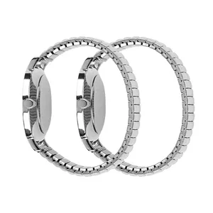 Jam tangan Quartz pasangan sederhana kualitas tinggi dapat disesuaikan untuk memberikan sampel jam tangan kuarsa untuk pria dan wanita