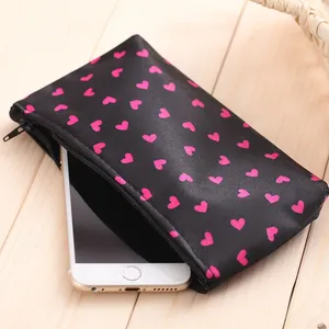 Waterproof Fashion Candy Portable Heart <b>Makeup</b> Bag <b>for</b> Women with Zipper Closure Cosmetic <b>Storage</b> Pouch - Product Image 6