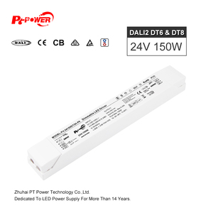 Controlador de Tira LED Regulable DALI-2 DT6/DT8 de Voltaje Constante de 120W/150W, CE/RoHS, 220-240V AC-DC 12V 24V IP20, Fuente de Alimentación LED para Interiores - Product Image 5