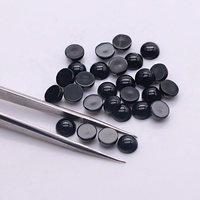 Cabochon de pierres précieuses naturelles 6mm rond rose coquille mousse agate noir onyx pierre lapis lazuli