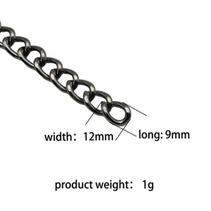 Chaîne de sac à <span class=keywords><strong>bandoulière</strong></span> classique en fer 2.4, directement de l'usine - Accessoires métalliques pour sacs à main pour femmes - Product Image 4