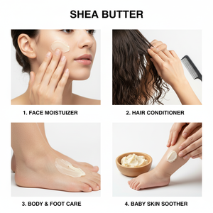 Crème corporelle hydratante naturelle en gros, personnalisée, sous marque privée, au beurre de karité bio - Product Image 5