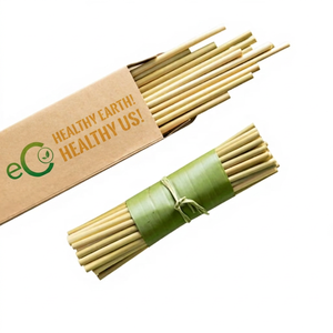 100% pajitas desechables ecológicas naturales de Eco2go Vietnam de alta calidad y precio hechas en Vietnam - Product Image 1