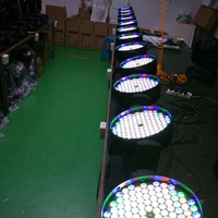 Yalight lampu panggung bergerak LED, 108 buah lampu panggung pesta RGB Laser dengan kontrol DMX daya 3W sinar putih hangat untuk DJ klub malam