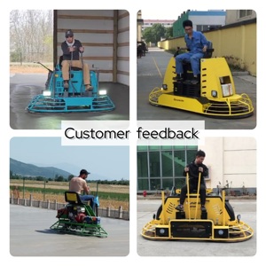 120-140 U/min Fahrt auf Power Trowel Hydraulic Benzin Power <span class=keywords><strong>Ride</strong></span> auf Power Trowel für Garage Floor Coating - Product Image 6