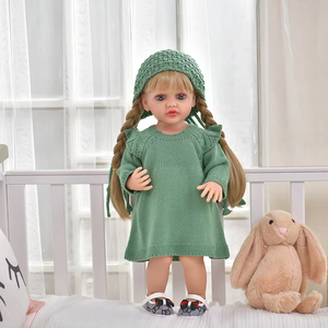 Muñeca <span class=keywords><strong>Reborn</strong></span> de Silicona Yeezwood con Función de Movimiento, 55 cm, Habla en Inglés, Español, Ruso y Árabe, Muñeca <span class=keywords><strong>Reborn</strong></span> para Niña - Product Image 3