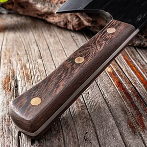 Forged, thickened, heavy-duty manganese steel axe, cleaver, outdoor multi-purpose wood-chopping <b>knife</b>, butchering cattle and - Product Image 4