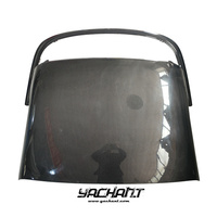 Toit rigide en fibre de carbone style OEM pour MX-5 Miata MK3 NC 2006-2015 avec vitres - Neuf