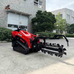 Chargeuse compacte agricole certifiée CE, livraison rapide en gros, avec attache fourche très pratique pour le transport de palettes de fruits frais - Product Image 2