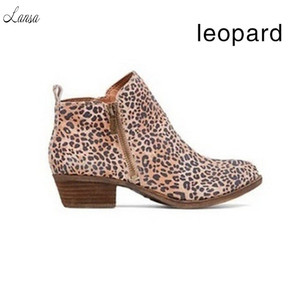 Stivali alla Caviglia da Donna in Pelle PU di Alta Qualità, Classici Retrò <span class=keywords><strong>con</strong></span> <span class=keywords><strong>Tacco</strong></span> Basso e Chiusura a Cerniera, Vendita all'Ingrosso - Product Image 4