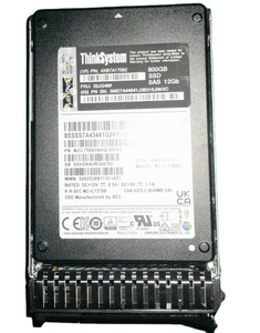 ฮาร์ดไดรฟ์ 800G รุ่น 4XB7A17062 02JG488 800G SSD SAS 12G สำหรับเซิร์ฟเวอร์ SR650 ThinkSystem SR650 SR550 - Product Image 1