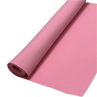 Tapis rose en plastique respirant et écologique de 3 m de long, antidérapant, résistant à l'usure, avec technologie de poinçonnage à l'aiguille, emballage en rouleau, source