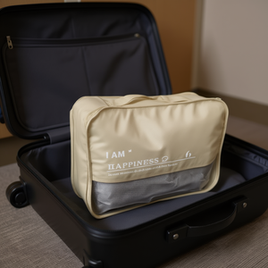 Beige Medium Travel <b>Storage</b> Bag 34*29*12cm-for Clothes <b>Storage</b> - Product Image 2
