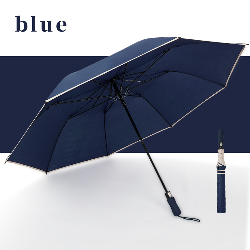 Parapluie double bleu marine