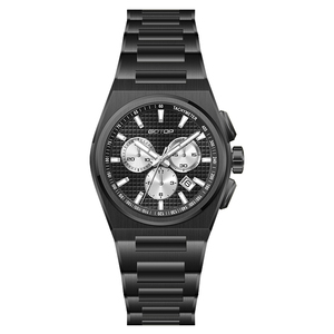 Reloj de cuarzo de diseño de tendencia personalizado de estilo único de lujo Premium para hombre - Product Image 5