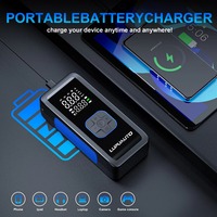 Portable Car Air Pump Tire Pressure Air Compressor Wireless Digital Display Tire Auto Stop When Fully Inflated for Car Bicycle