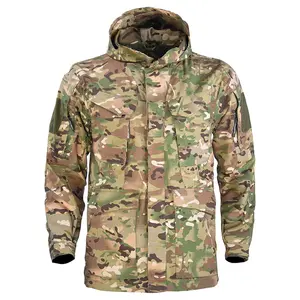 Manteau chaud de camouflage pour homme Veste de camouflage softshell imperméable