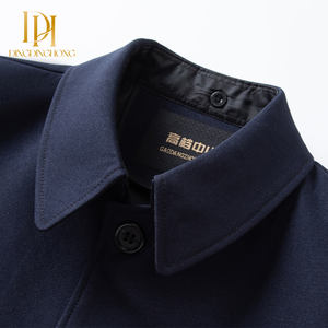 Nouveau bleu profond Zhongshan personnes âgées d'âge <span class=keywords><strong>moyen</strong></span> printemps et automne <span class=keywords><strong>robe</strong></span> de soirée chinoise Zhongshan <span class=keywords><strong>costume</strong></span> pour hommes - Product Image 3