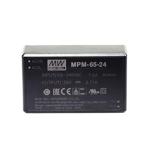 MPM-65-12 Mean Well PCB Switching Power Supply 12V 5A