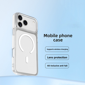 Pour <span class=keywords><strong>IPhone</strong></span> 17 Pro Max étui de téléphone magnétique transparent antichoc non jaunissant étui de téléphone portable pour <span class=keywords><strong>IPhone</strong></span> 14 15 16 - Product Image 2
