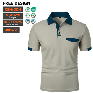 Polo personnalisé à séchage rapide, respirant, pour le golf, le sport, décontracté, été, manches courtes, vêtements de sport de haute qualité, polo pour homme - Product Image 2