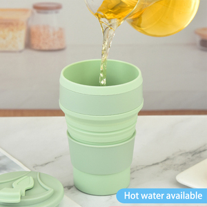 Tasse à eau pliante en silicone créative Sports de plein air Copo De Agua Tasse à eau en silicone portable <span class=keywords><strong>Mini</strong></span> tasse à eau de voyage - Product Image 3