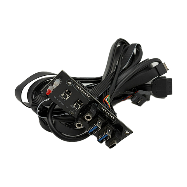Computer Case Front Panel Cables Dual USB 3.0+Power LED+ HDD LED+Power Switch+Reset+SPK+MIC+TPYE-CFM Computer Accessories