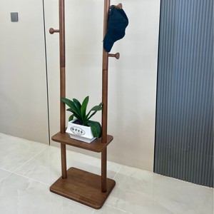 Perchero 3D de Madera Maciza, Estilo Chino Minimalista, Material de Pino Estable y Autónomo - Product Image 3