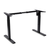 Bureau debout moderne extensible, ergonomique, pour bureau à domicile intelligent, avec 2 pieds, réglable en hauteur électriquement par un seul moteur, montage facile