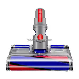 Tête de <span class=keywords><strong>brosse</strong></span> électrique compatible avec les aspirateurs <span class=keywords><strong>Dyson</strong></span> <span class=keywords><strong>V7</strong></span> V8 V10 V11, rouleau de balayage doux, <span class=keywords><strong>brosse</strong></span> de sol de remplacement - Product Image 1