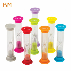 Fábrica al por mayor 10/<span class=keywords><strong>30</strong></span>/45 segundos 1/3/5/10/15/<span class=keywords><strong>30</strong></span> Min reloj de arena temporizador de arena con casco de plástico temporizador de arena regalo para niños - Product Image 2