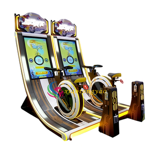 Machine de jeu de vélo d'intérieur populaire à monnayeur pour 1 joueur, compatible 110V/220V, à vendre - Product Image 1