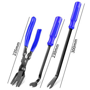 WZAUTO Ensemble d'outils de réparation de voiture 3 pièces Clips de panneau de porte de voiture Pinces Outil de suppression de clip de garniture de porte de voiture - Product Image 5