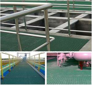 Mini maille moulée 1220*3660mm plancher en fibre de verre plastique renforcé FRP grille passerelle/Bunnings prix - Product Image 4