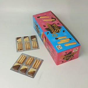 Bâtonnets de <span class=keywords><strong>biscuits</strong></span> à tremper au <span class=keywords><strong>chocolat</strong></span> 3 saveurs, <span class=keywords><strong>biscuits</strong></span> à tremper au lait / fraise / cacao, boîte de présentation de collations croustillantes pour enfants, vente en gros - Product Image 3