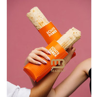 Boîte en papier personnalisé Eco Arabe Halal Restaurant à emporter Doner Kebab Shawarma avec Tahini Dipping Cup Divider Pillow Wrapping Box