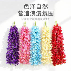 ดอกไวโอเลตประดิษฐ์แบบแขวน ตกแต่งเพดานงานแต่งงาน สไตล์โมเดิร์นมินิมอล - Product Image 1
