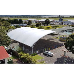 Couverture de toit de terrain de padel en forme polygonale de qualité supérieure en PVDF, ignifuge, membrane imperméable pour le sport - Product Image 6