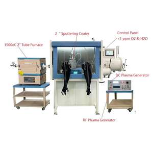 Machine compacte de revêtement par pulvérisation cathodique à magnétron de 2 "avec source d'alimentation CC ou RF sélectionnable pour boîte à gants-<span class=keywords><strong>VTC</strong></span>-STX-XX - Product Image 5