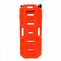 BUNKER INDIST EPA-Zertifizierter Tragbarer 2,6 Gallonen 10L Kraftstoffbehälter mit Montagehalterung HDPE Benzinkanister für Offroad-Camping