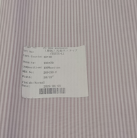 Tissu de chemise teint en fil 100% coton biologique, léger et respirant, matériau écologique