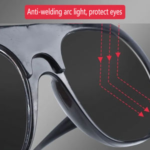 نظارات HBC للحام نظارات كهربائية للحام مضادة للوهج نظارات واقية للعين مضادة للإشعاع - Product Image 2