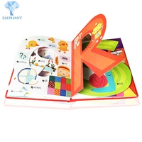 Libros de Aprendizaje del Alfabeto Inglés para Niños, con Impresión de Tinta Ecológica Personalizada