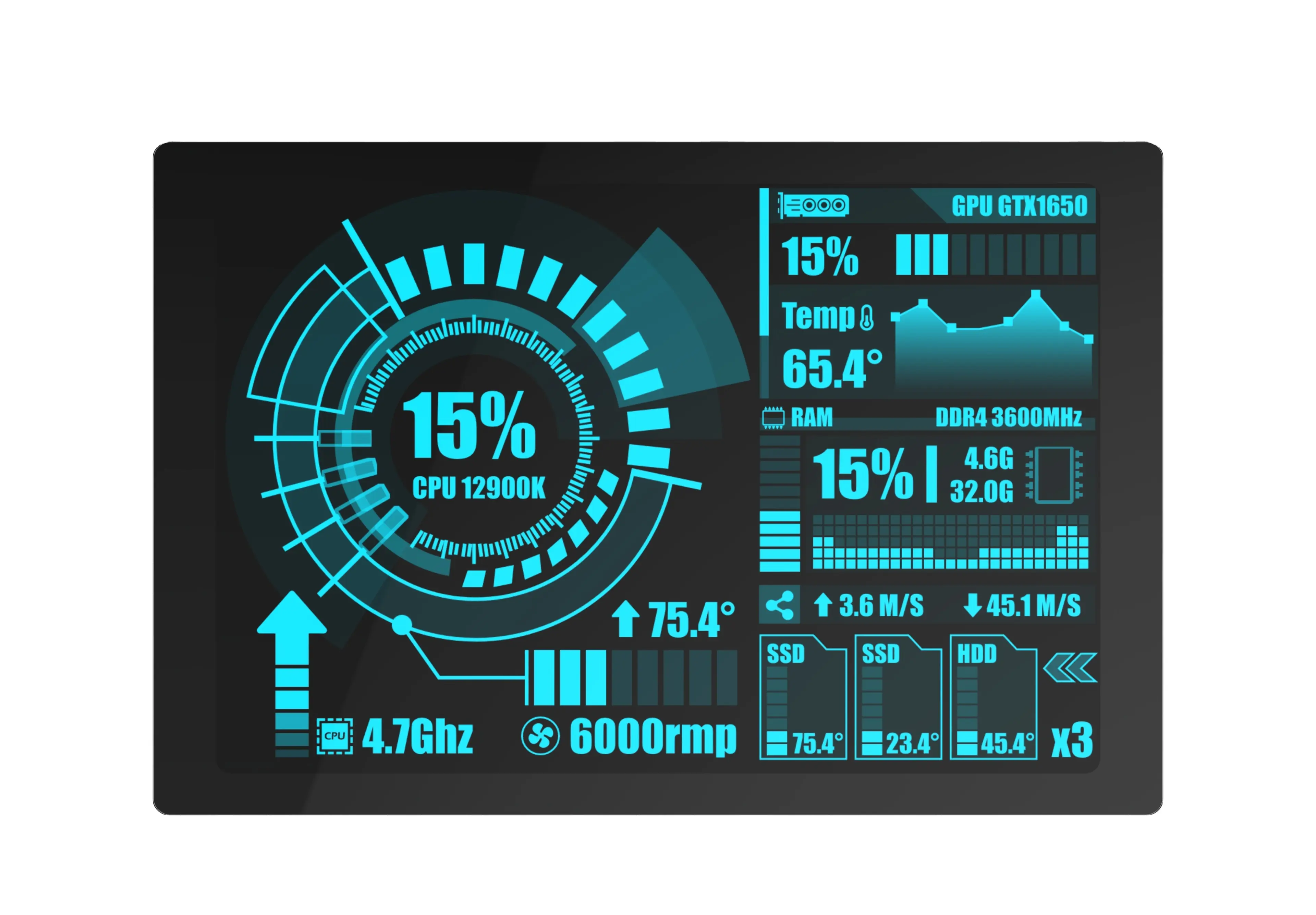 Display esp32 WT32-SC01PLUS schede di sviluppo iot modulo esp32s3 display smart display 3.5 pollici touch screen