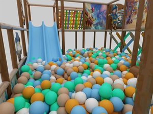 Équipement de terrain de jeu intérieur pour enfants sur le thème des pirates de haute qualité, conception personnalisée, terrain de jeu intérieur pour enfants - Product Image 4